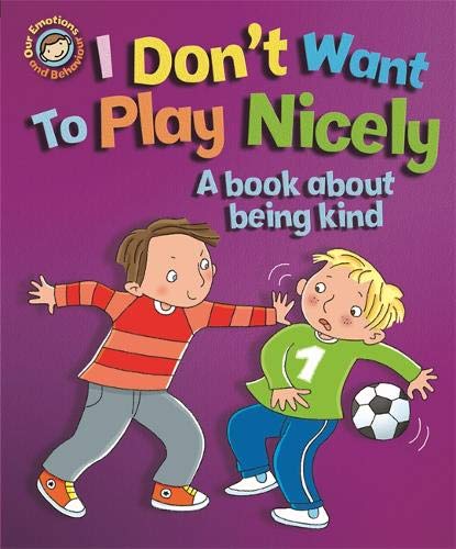 Book cover depicting two young boys and a soccer ball, exploring kindness.
