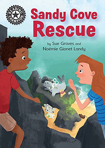 Book cover: two children looking at a seal on a beach.