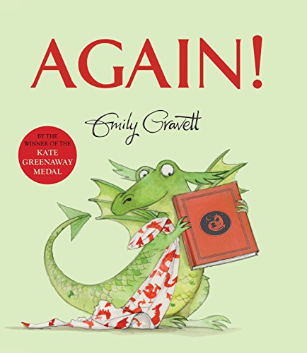 Book cover: green dragon reading a red book, light green background.