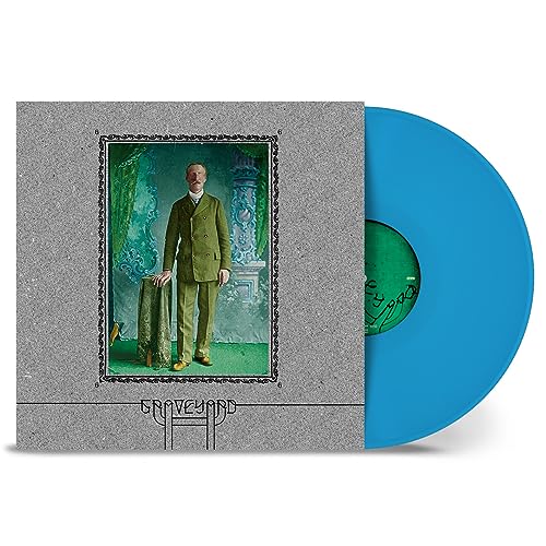Vinyl record with a textured cover featuring a portrait in a frame.