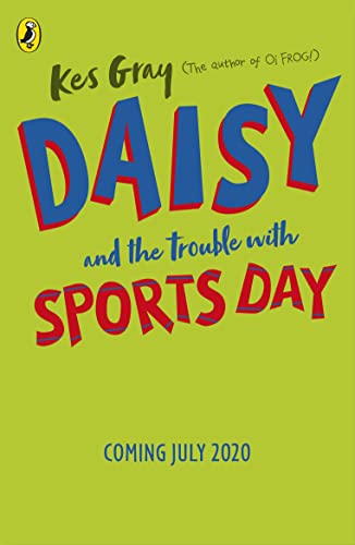 Book cover: "Daisy and the Trouble with Sports Day" with large, colorful text.