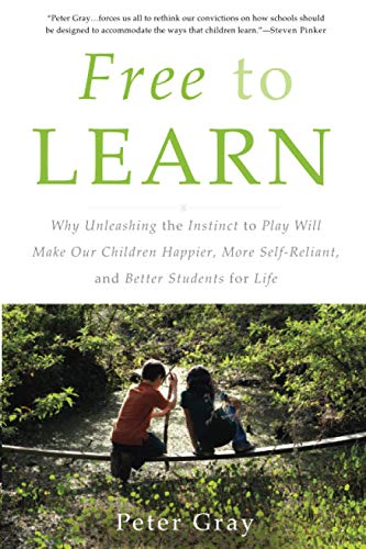 Book cover with green title and children playing by a stream.