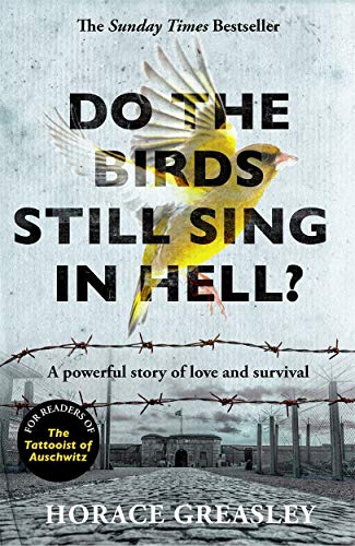 Book cover: yellow bird flying over barbed wire and a gate.
