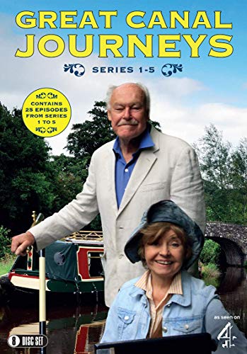 DVD cover for “Great Canal Journeys” featuring Tim West and Prunella Scales.
