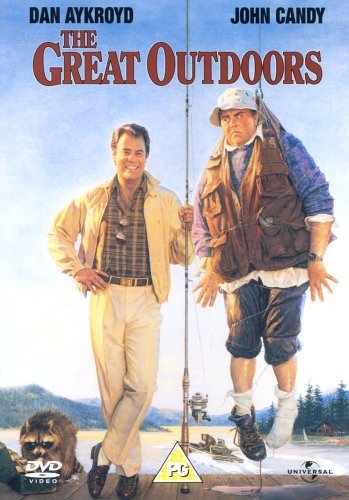 DVD cover for "The Great Outdoors" featuring Dan Aykroyd and John Candy.