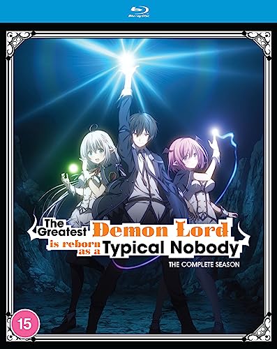 Blu-ray cover featuring three anime characters against a dark, starry background.