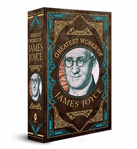 Deluxe hardbound edition of James Joyce’s collected works with portrait.
