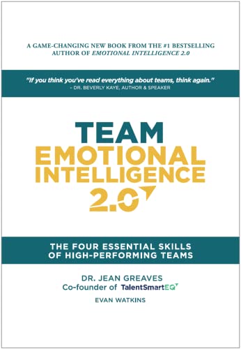 Book cover with teal and gold text: “Team Emotional Intelligence 2.0”.