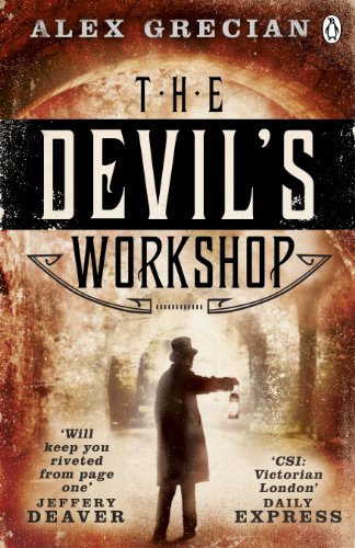 Book cover: Victorian-era man with lantern in a dark, arched tunnel.