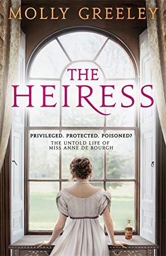 Book cover featuring a woman in a white dress looking out a window.