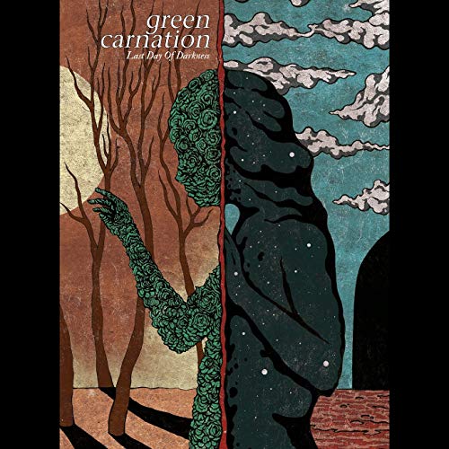 DVD cover art: split figure of flowers and dark, starry form.