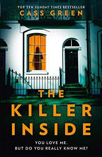 Book cover: dark house facade, silhouetted figure in window, bold title.