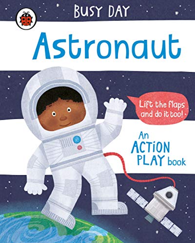 Book cover featuring an astronaut floating in space above Earth with a tethered satellite.