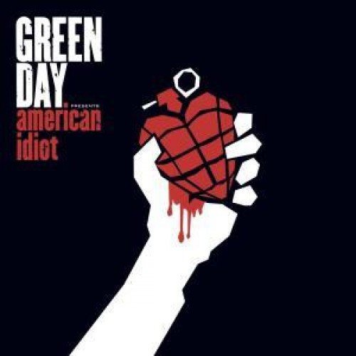 "Album cover featuring a white hand holding a red grenade heart on black background."
