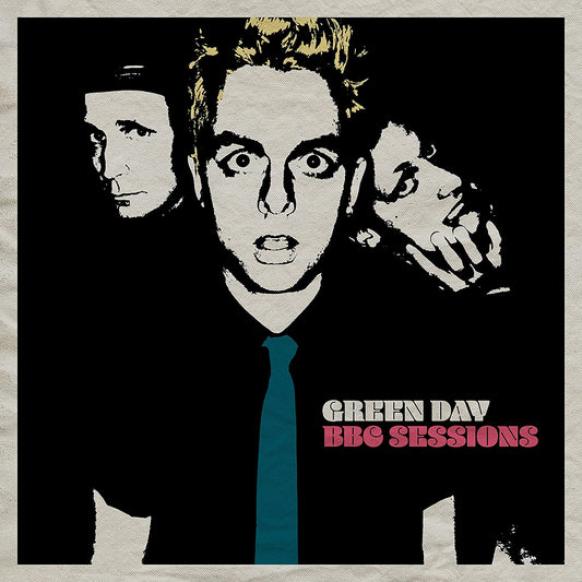 Green Day BBC Sessions vinyl album cover with band members in grayscale.