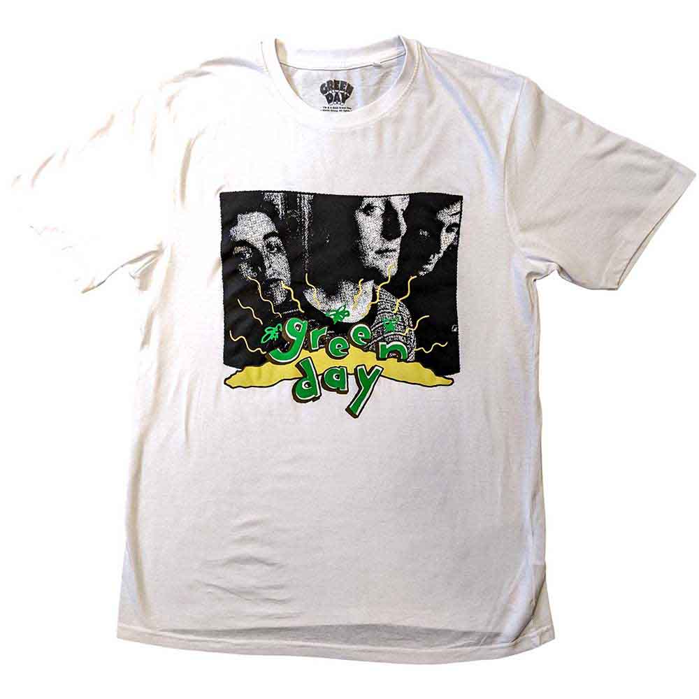 Green Day's "Dookie" album cover photo printed on a black unisex t-shirt, size X-Large.