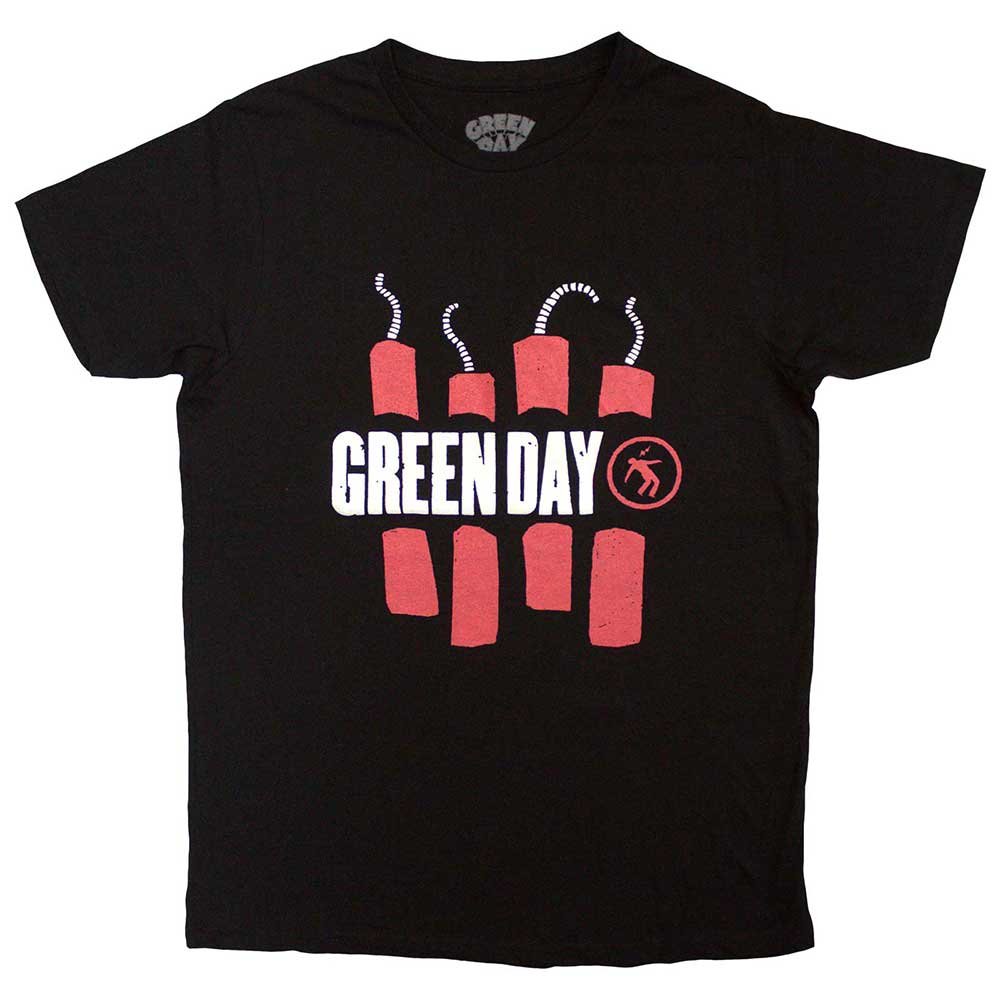 Green Day band t-shirt, medium size, featuring "Dynamite" design.