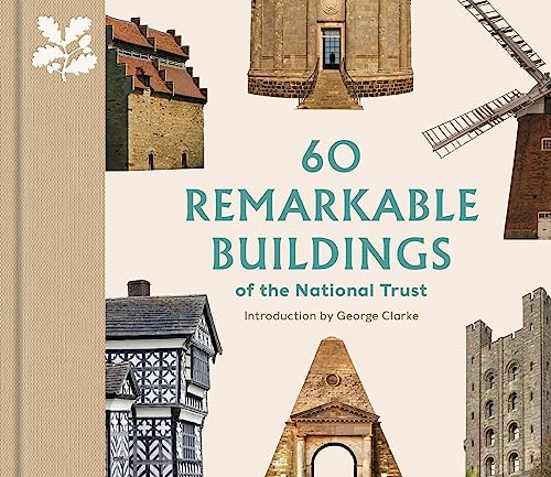 Book cover featuring images of historic buildings, titled "60 Remarkable Buildings".