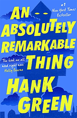 Book cover with bright yellow text on a blue background featuring a dark silhouette.