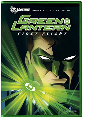 Green Lantern: First Flight DVD cover featuring a green-masked hero.
