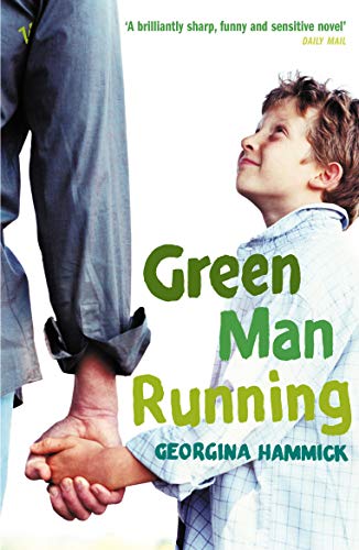Book cover: a boy looking up, holding an adult’s hand.