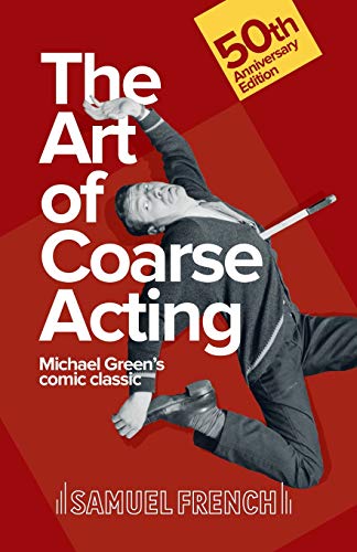 Book cover: "The Art of Coarse Acting" with a man mid-fall.