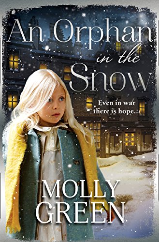 Book cover: young girl in winter coat stands in snowy street.