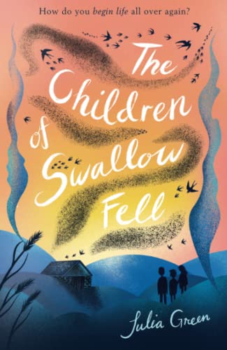 Book cover with illustrated title, birds, and silhouetted figures.