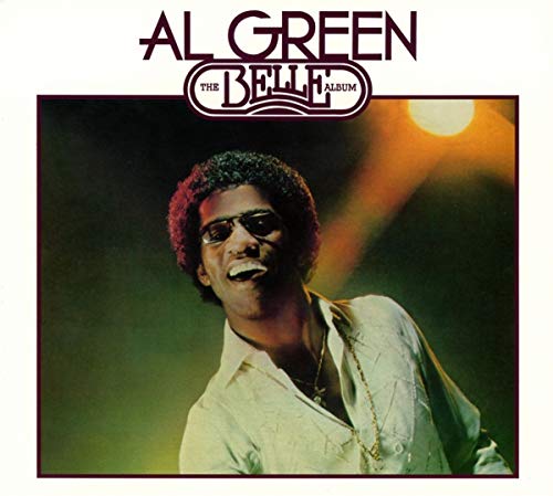 Al Green album cover featuring a portrait of the singer with sunglasses.