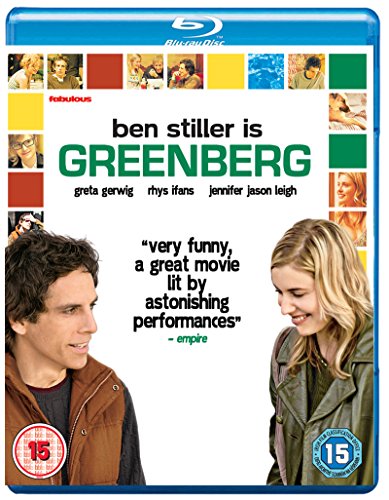 Greenberg" Blu-ray cover featuring Ben Stiller and Greta Gerwig.
