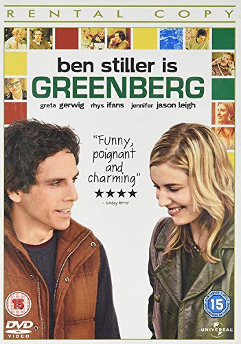 DVD cover for "Greenberg" featuring Ben Stiller and Greta Gerwig.