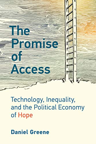 Book cover with a ladder reaching into a cloudy sky, titled "The Promise of Access.