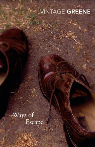 Book cover with brown leather shoes on a dirt background.
