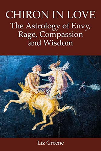 Book cover featuring a painting of a centaur and a woman with text above.
