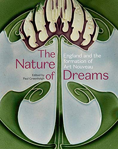 Book cover featuring Art Nouveau floral design in green, purple, and white.