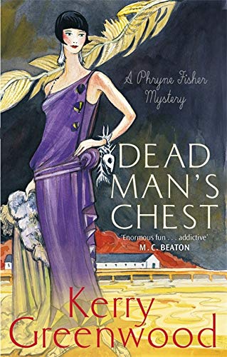 Book cover featuring a flapper in a purple dress, art deco style.