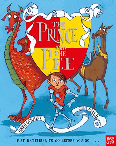Book cover: prince, dragon, camel, and rolls of toilet paper.