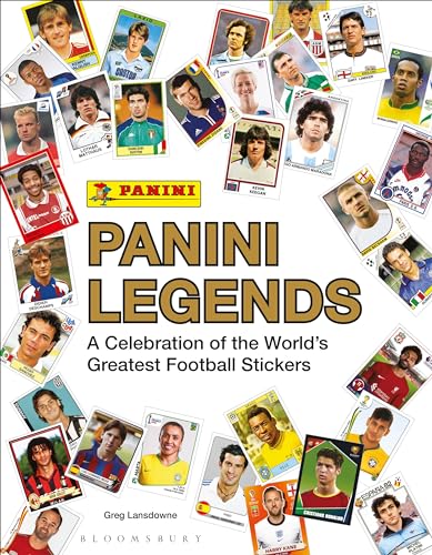 Book cover featuring a collage of vintage Panini football stickers.