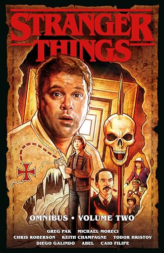 Stranger Things Omnibus Volume 2 graphic novel cover featuring Bob Newby and Will Byers.