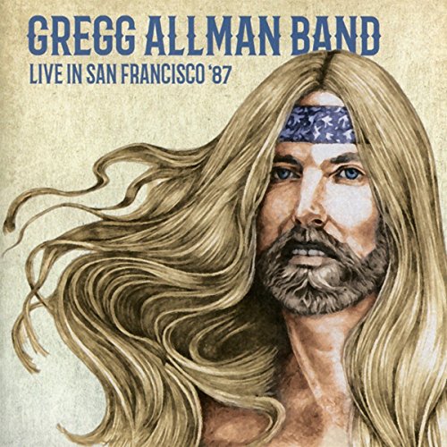 CD cover featuring a painted portrait of Gregg Allman with long hair.