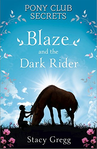 "Book cover featuring a girl and horse against a blue sky."