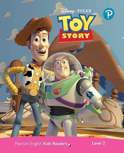 Woody and Buzz Lightyear on a children’s book cover, Level 2 reader.
