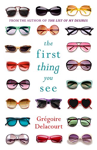 Book cover with a collection of colorful sunglasses arranged around text.