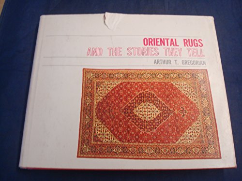 Book cover: "Oriental Rugs And the Stories They Tell" with rug image.