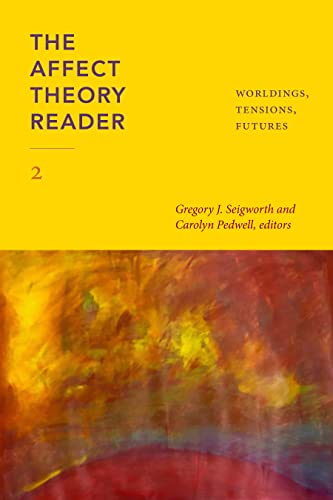 Book cover: "The Affect Theory Reader 2" with abstract orange and yellow art.