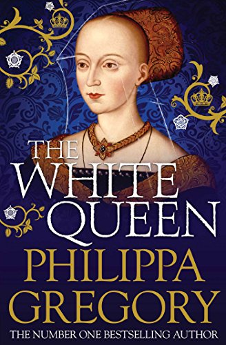 Book cover featuring a portrait of a medieval woman against a dark blue background.