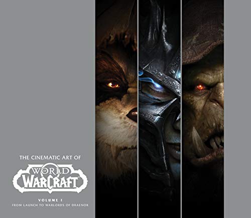 Book cover featuring close-ups of World of Warcraft characters and logo.