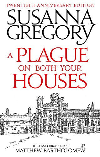 Book cover with title and author text above a black and white building illustration.