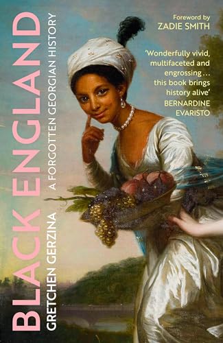 Book cover: “Black England” featuring a portrait of a woman in historical dress.