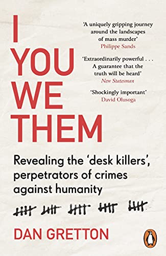 Book cover: "I You We Them" by Dan Gretton, exploring crimes against humanity.